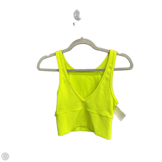 Athletic Bra By Lululemon In Yellow, Size: S