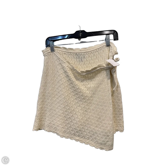 Skirt Mini & Short By Future Collective In Cream, Size: 8