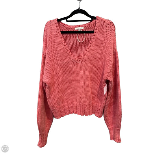 Sweater By Z Supply In Pink, Size: M