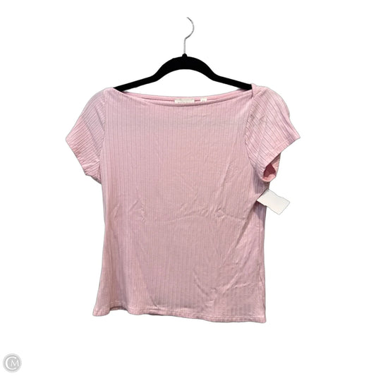 Top Short Sleeve By Cyrus In Pink, Size: M
