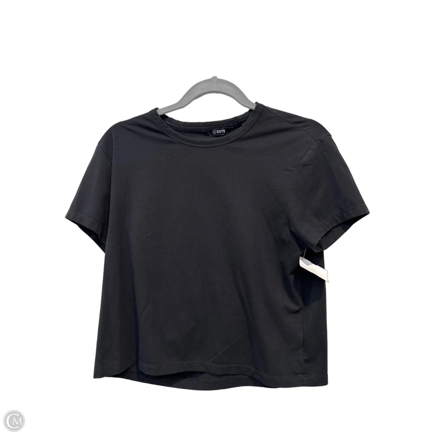 Top Short Sleeve By Clothes Mentor In Black, Size: S