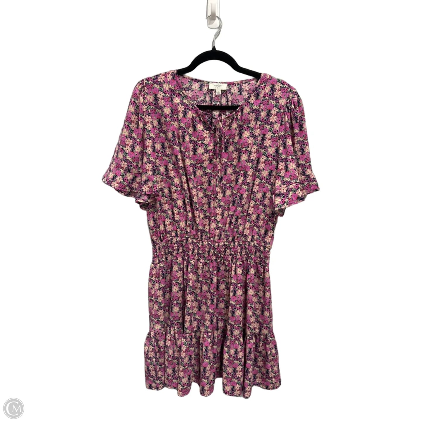 Dress Casual Short By Umgee In Floral Print, Size: L