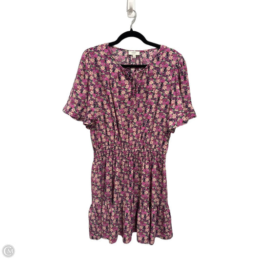 Dress Casual Short By Umgee In Floral Print, Size: L