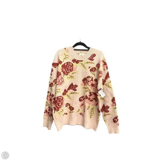 Sweater By Listicle In Floral Print, Size: L
