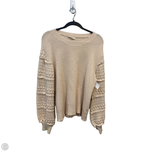 Sweater By Entro In Cream, Size: L
