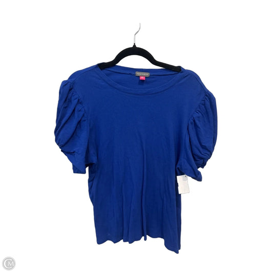 Top Short Sleeve By Vince Camuto In Blue, Size: 2x