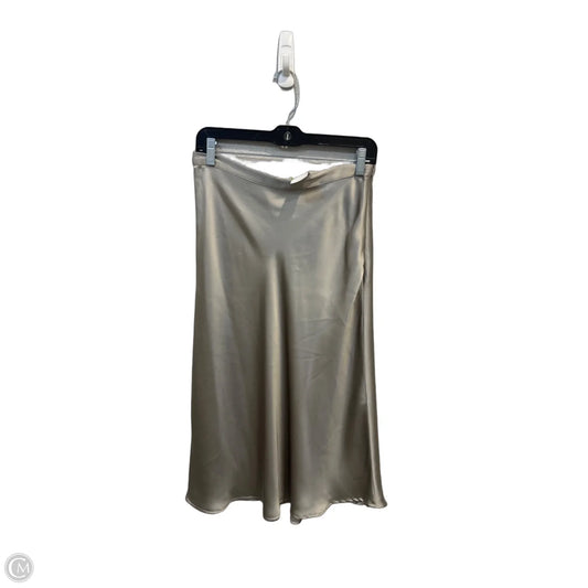 Skirt Midi By Gianni Bini In Silver, Size: 6