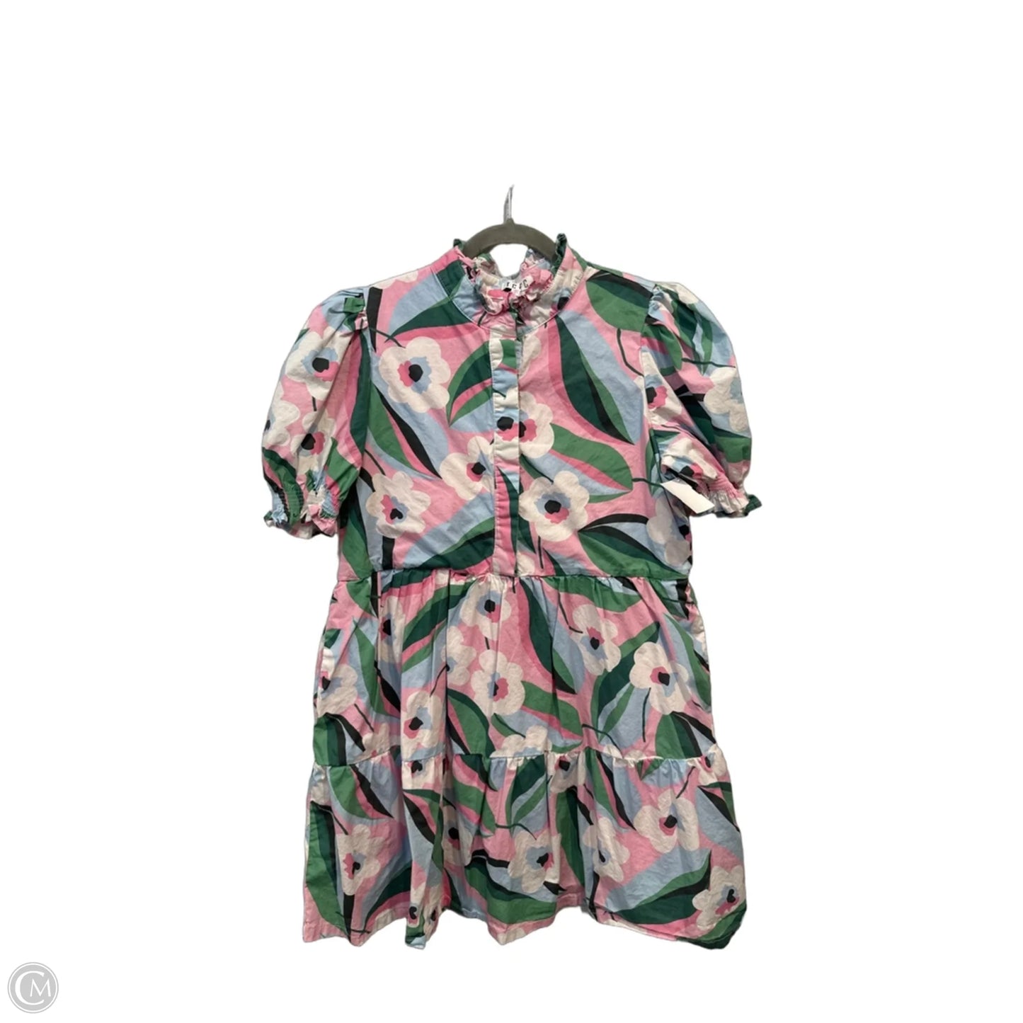 Dress Casual Short By Tcec In Floral Print, Size: L