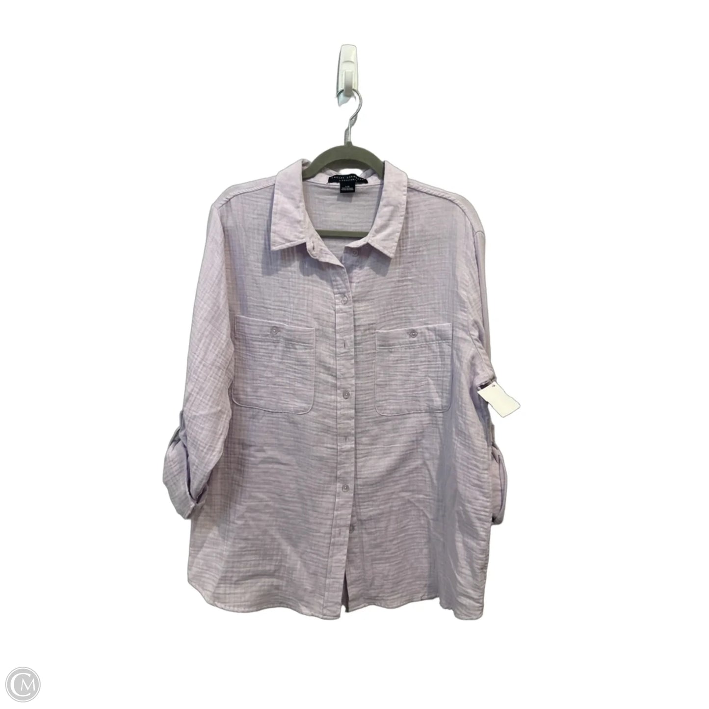 Top Long Sleeve By Social Standard By Sanctuary In Purple, Size: L