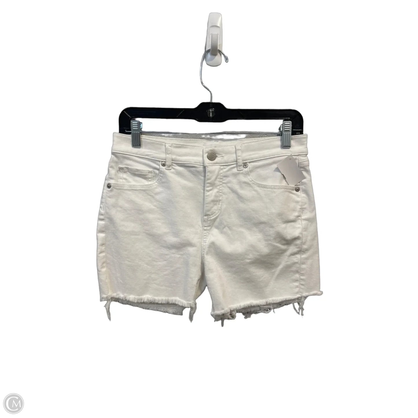 Shorts By Loft In White Denim, Size: 4