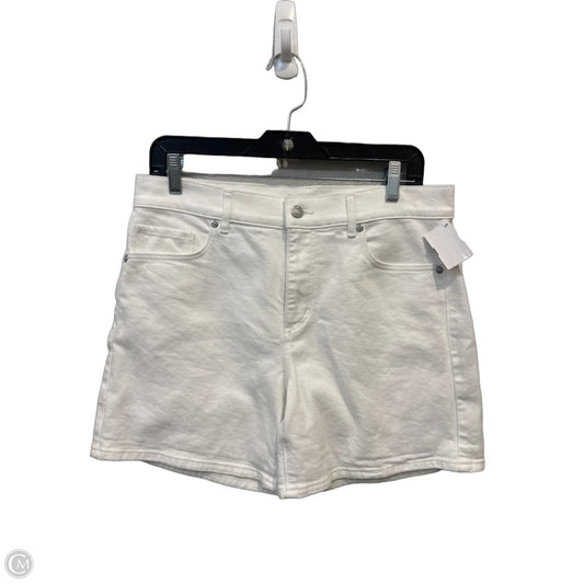 Shorts By Loft In White Denim, Size: 6