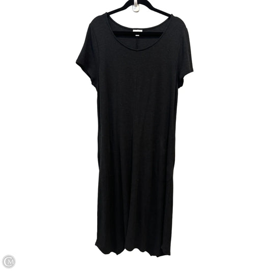 Dress Casual Maxi By J. Jill In Black, Size: L
