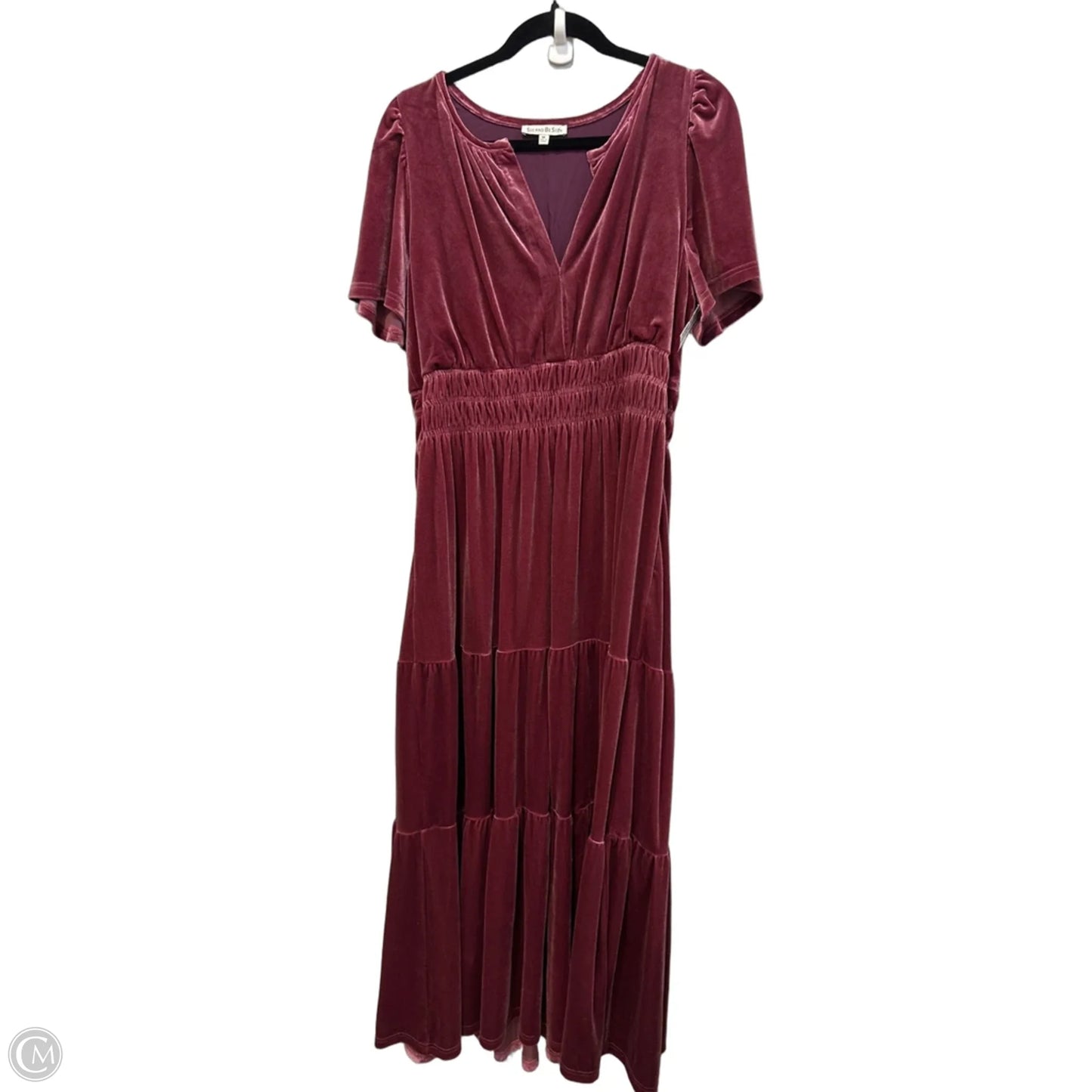Dress Casual Maxi By See And Be Seen In Purple, Size: M