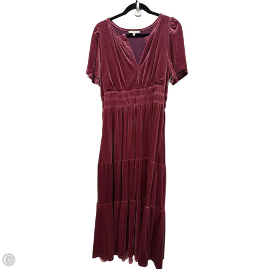 Dress Casual Maxi By See And Be Seen In Purple, Size: M