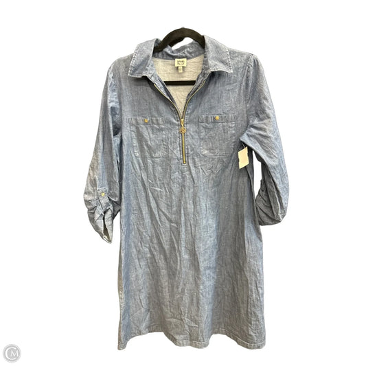 Dress Casual Midi By Anne Klein In Blue Denim, Size: M