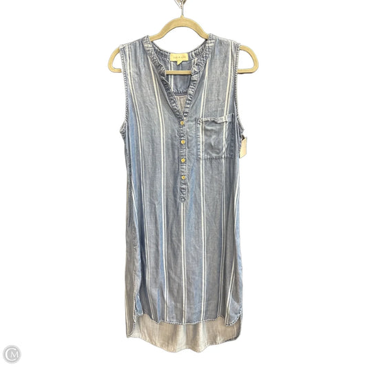 Dress Casual Midi By Cloth & Stone In Striped Pattern, Size: M