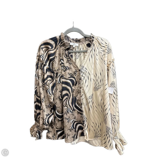 Top Long Sleeve By Entro In Multi-colored, Size: S