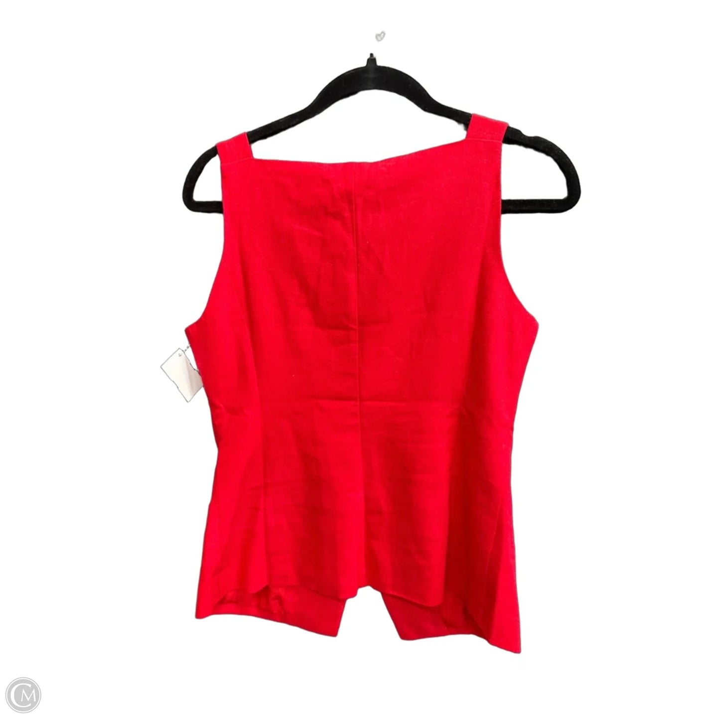 Top Sleeveless By Express In Red, Size: S
