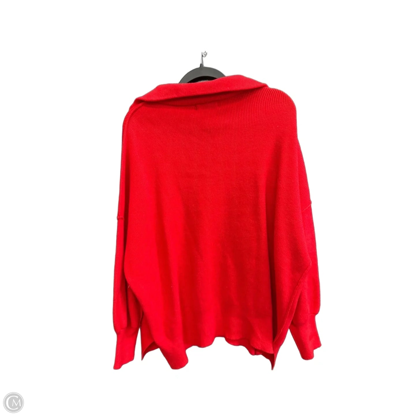 Sweatshirt Collar By Lillusory In Red, Size: M