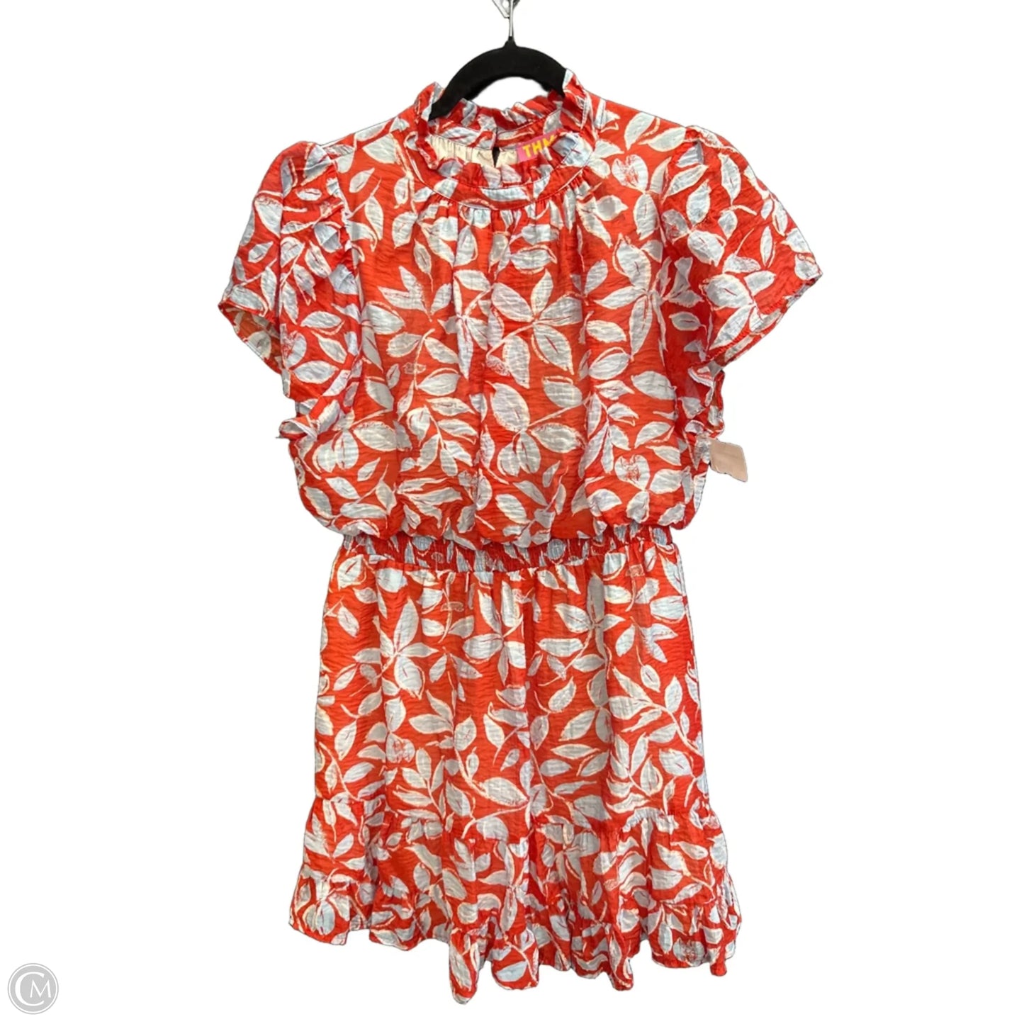 Dress Casual Short By Thml In Blue & Red, Size: M
