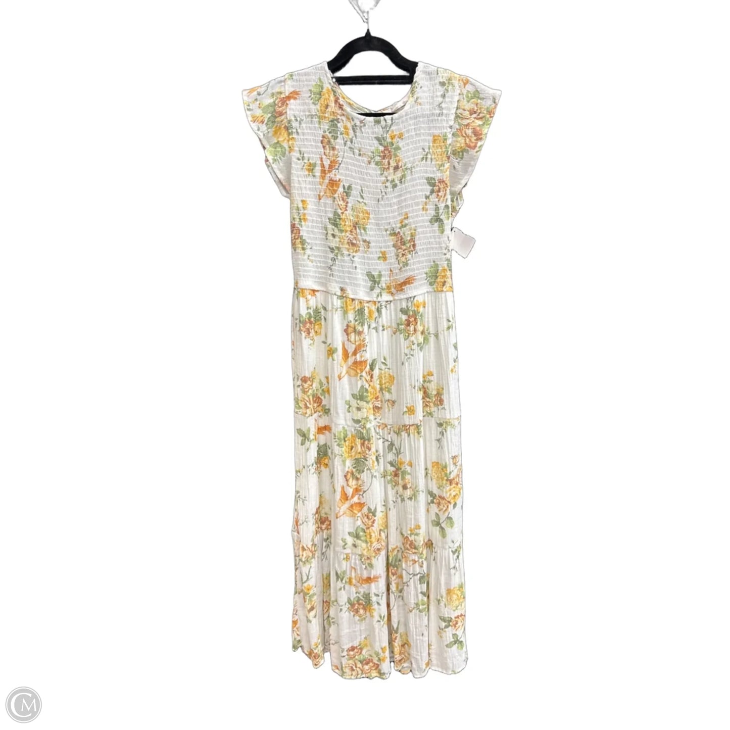 Dress Casual Maxi By Clothes Mentor In Floral Print, Size: M