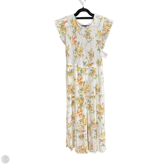 Dress Casual Maxi By Clothes Mentor In Floral Print, Size: M