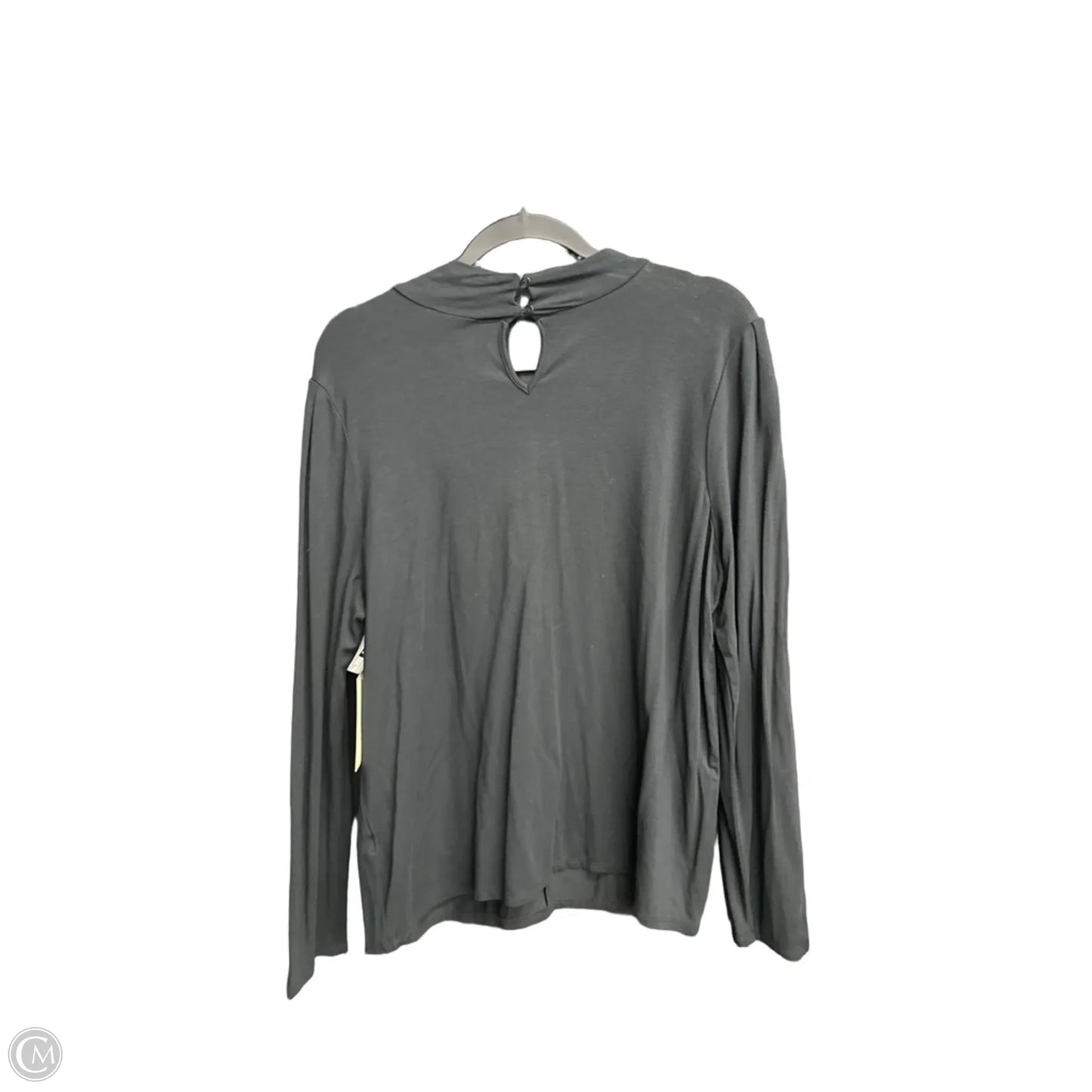 Top Long Sleeve By Calligraphie In Black, Size: L