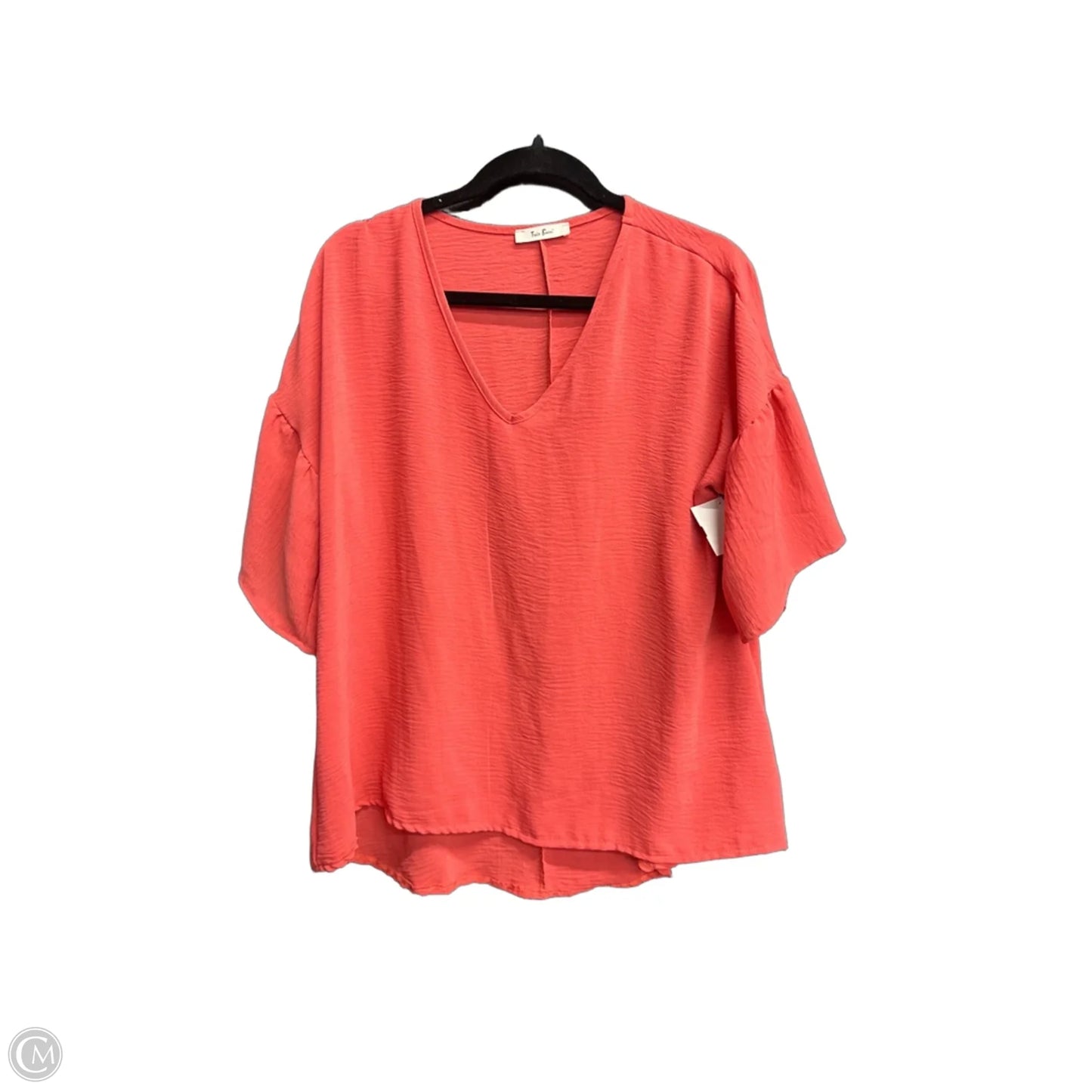 Top Short Sleeve By Tres Bien In Pink, Size: L