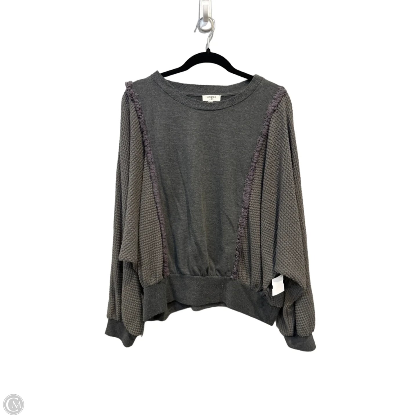 Top Long Sleeve By Umgee In Grey, Size: S