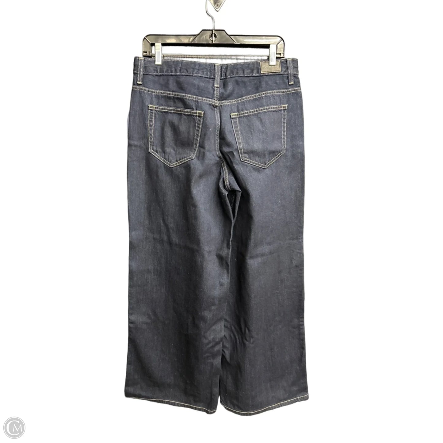 Jeans Wide Leg By Scoop In Blue Denim, Size: 8