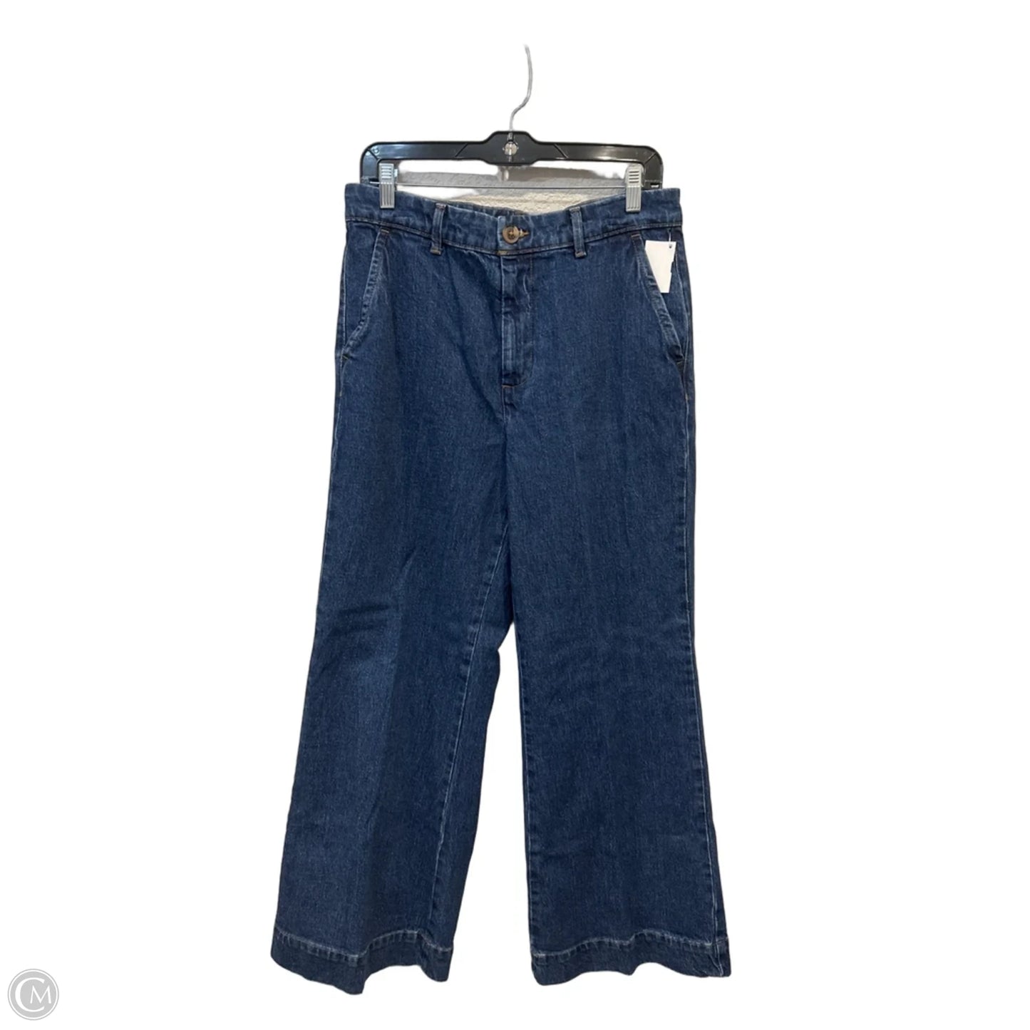 Jeans Wide Leg By Free Assembly In Blue Denim, Size: 8