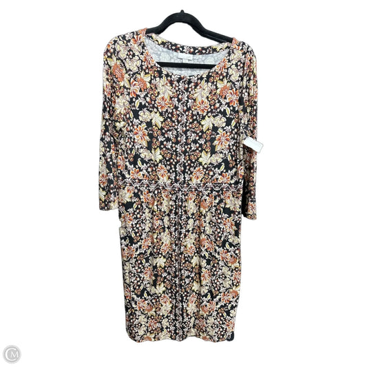 Dress Casual Midi By J. Jill In Multi-colored, Size: S
