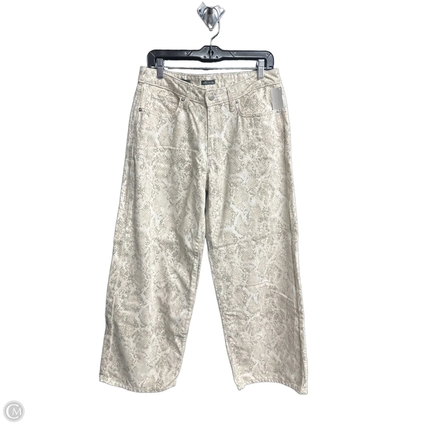 Jeans Straight By Wild Fable In Snakeskin Print, Size: 8