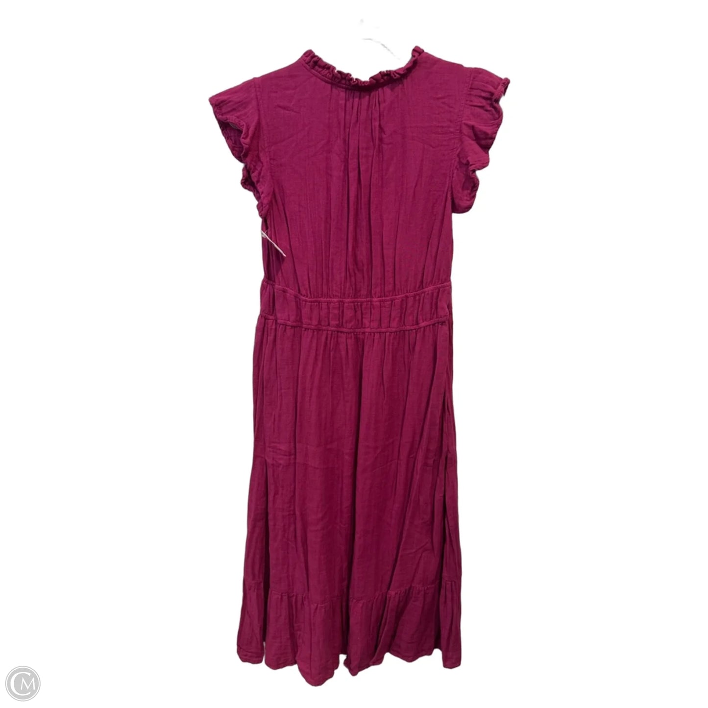 Dress Casual Midi By Time And Tru In Purple, Size: S