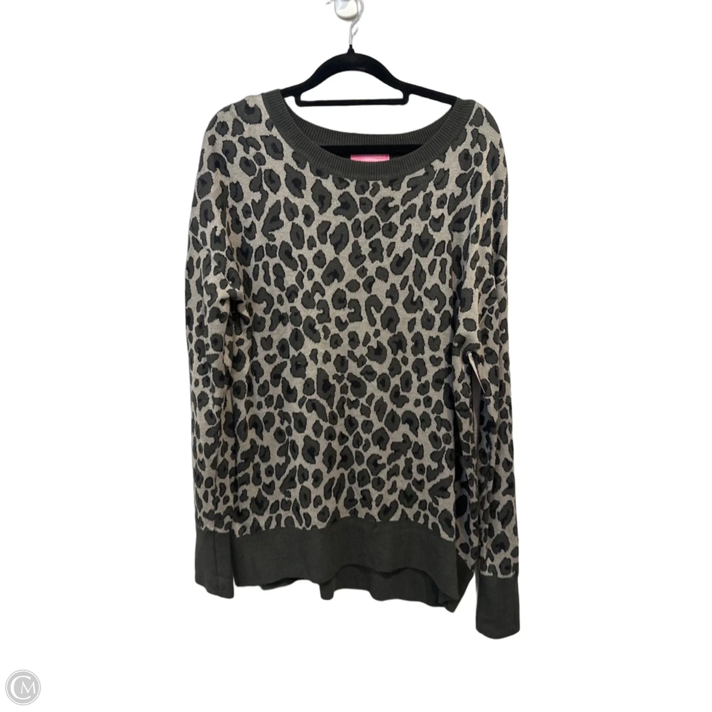 Top Long Sleeve By Isaac Mizrahi In Animal Print, Size: S