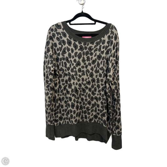 Top Long Sleeve By Isaac Mizrahi In Animal Print, Size: S