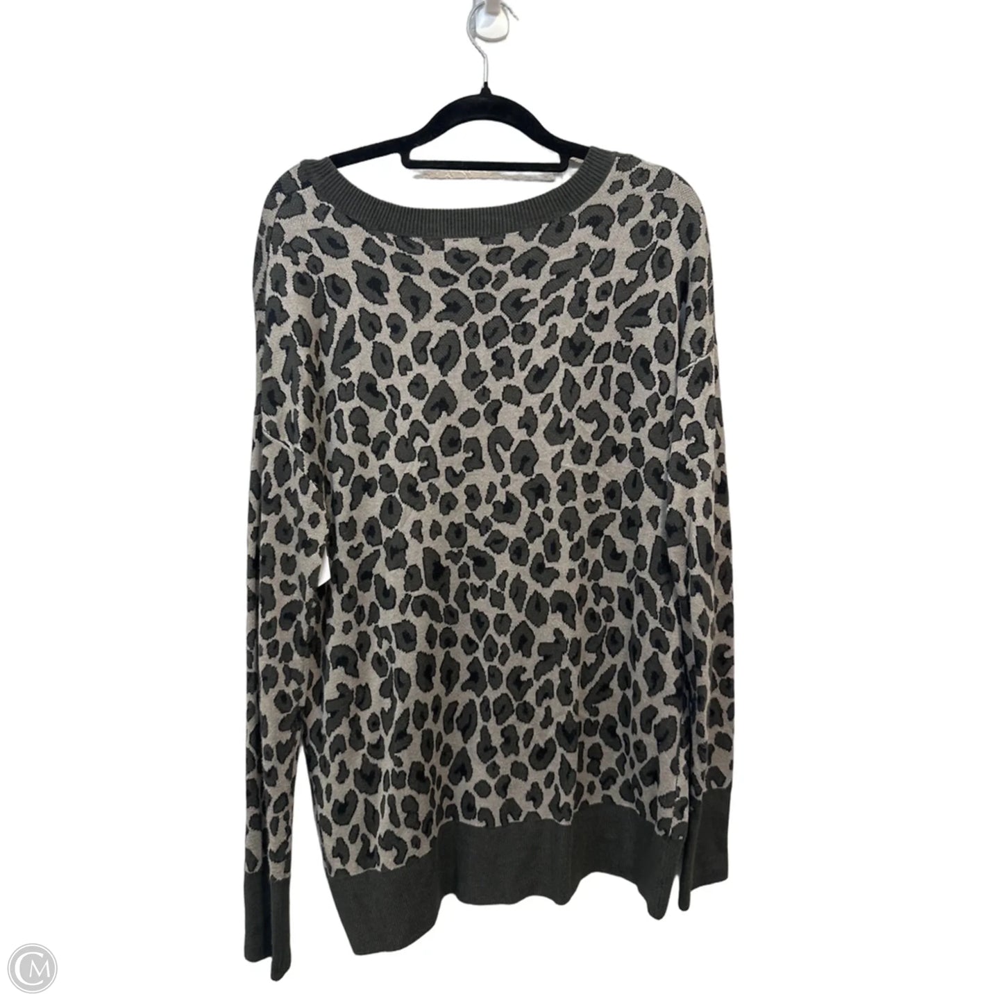 Top Long Sleeve By Isaac Mizrahi In Animal Print, Size: S