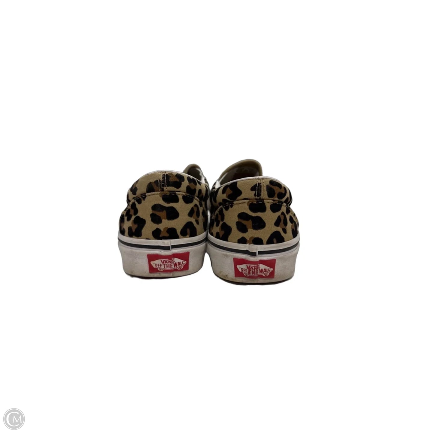 Shoes Flats By Vans In Animal Print, Size: 8