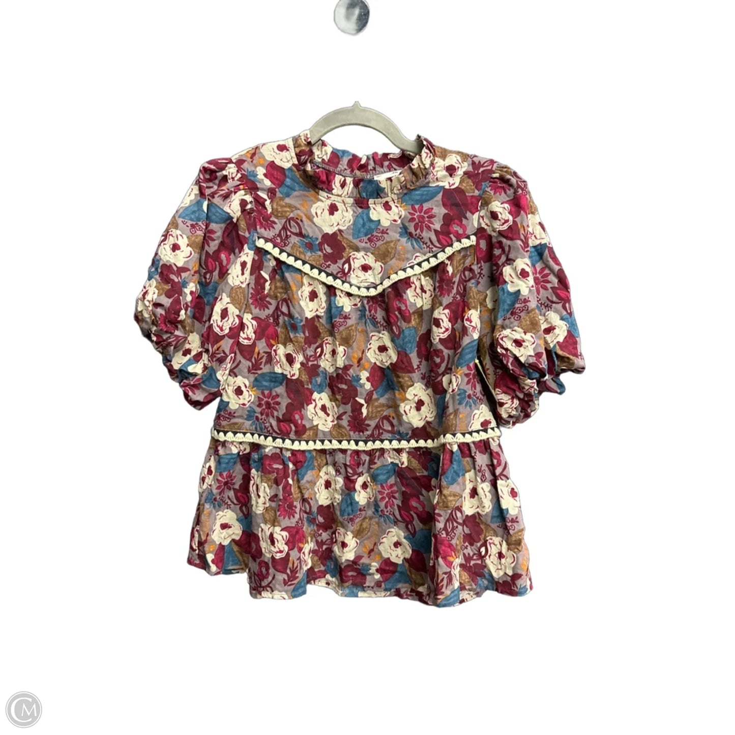 Top Short Sleeve By Entro In Floral Print, Size: S