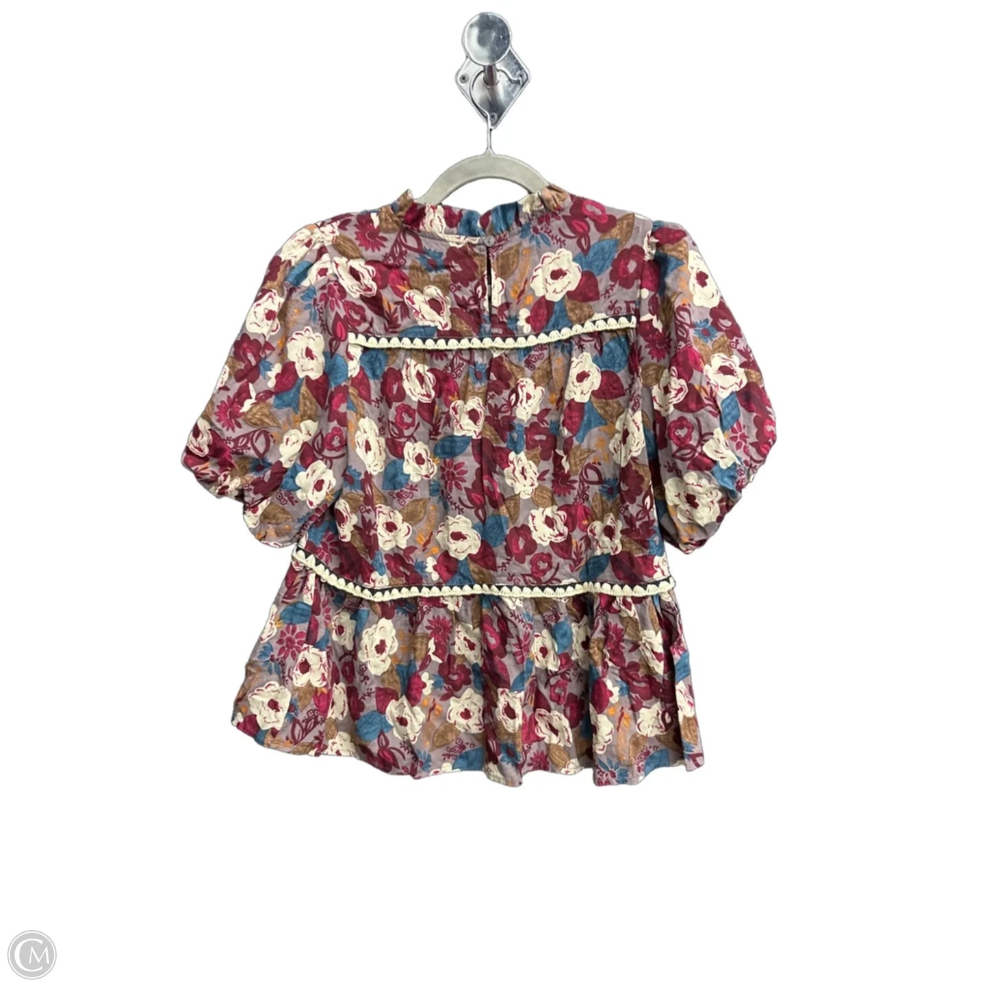 Top Short Sleeve By Entro In Floral Print, Size: S