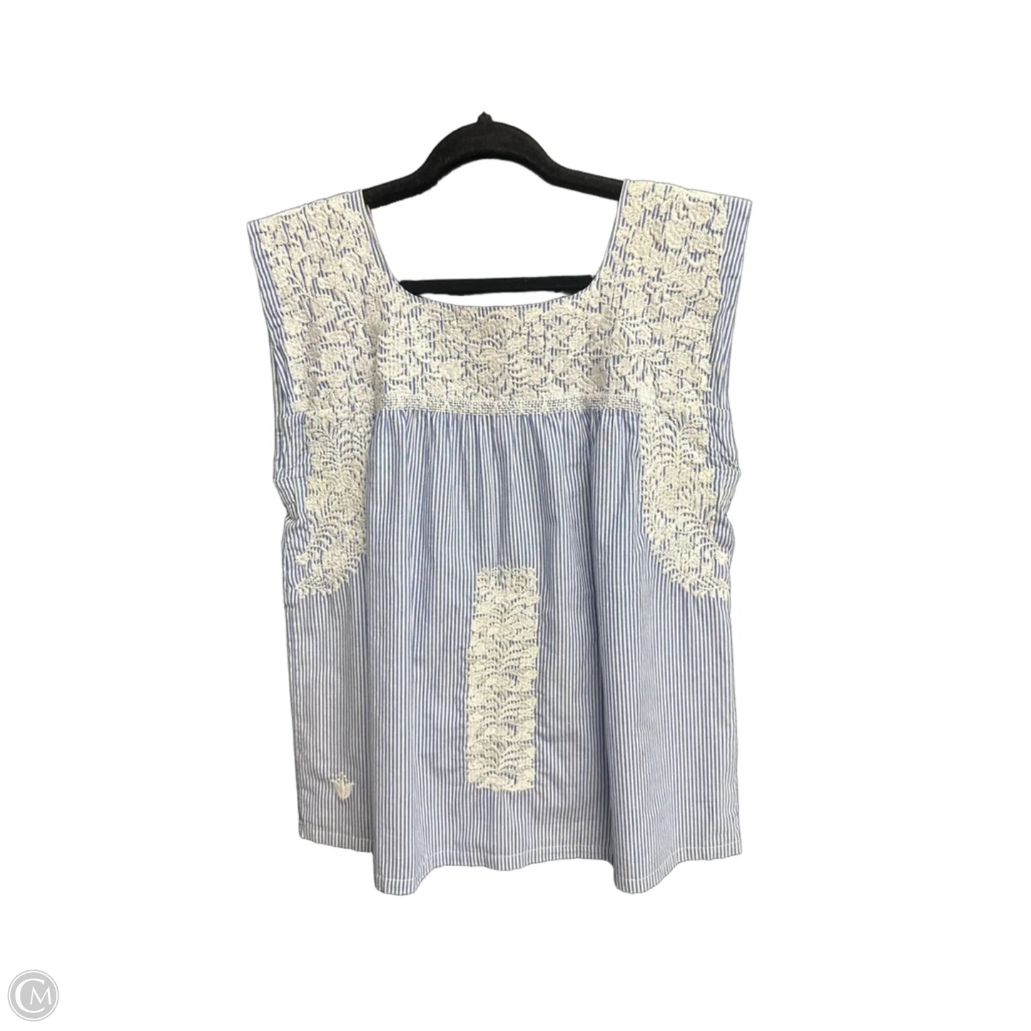 Top Sleeveless By J.marie In Floral Print, Size: S