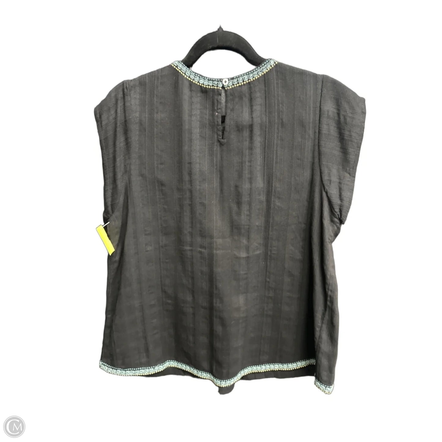 Top Sleeveless By Garnet Hill In Black, Size: M