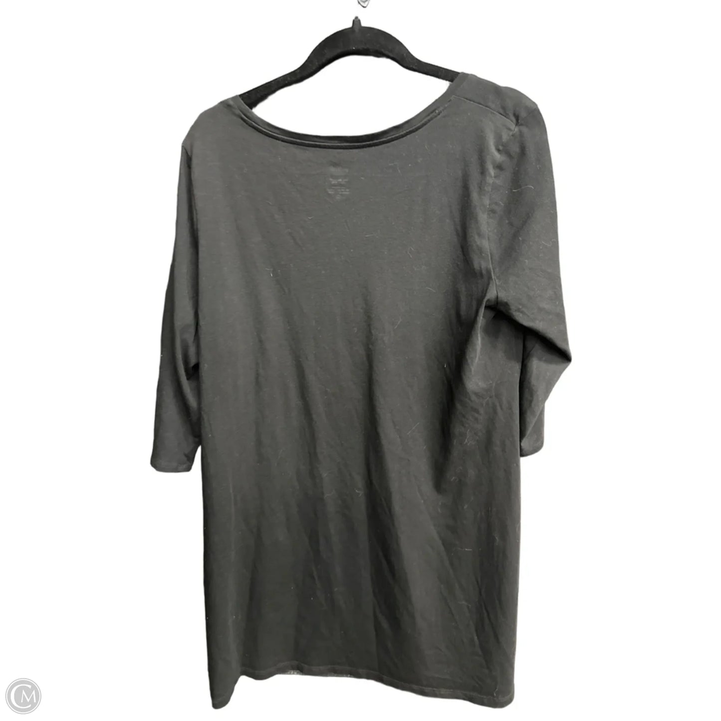 Tunic 3/4 Sleeve By J. Jill In Black, Size: Xl