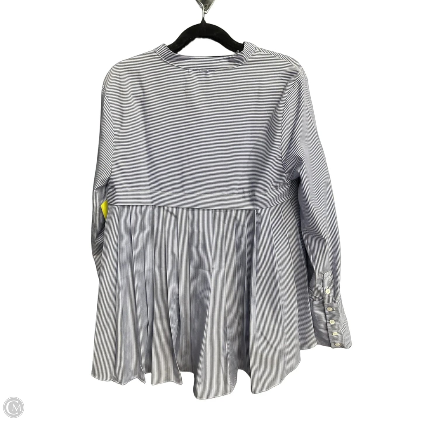 Tunic Long Sleeve By Pomander Place In Striped Pattern, Size: S
