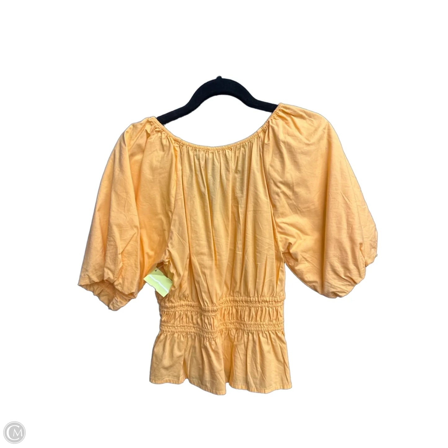 Top Short Sleeve By Loft In Orange, Size: M