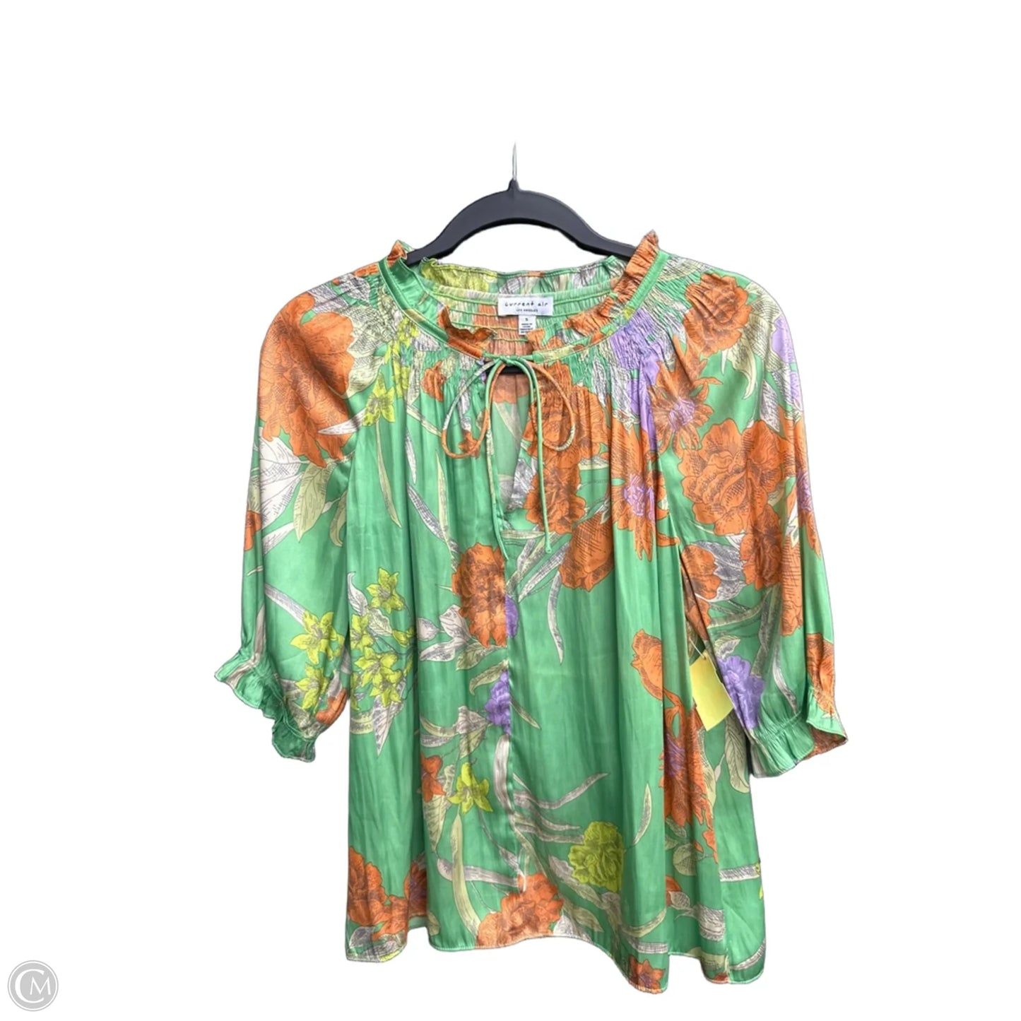 Top Short Sleeve By Current Air In Floral Print, Size: S