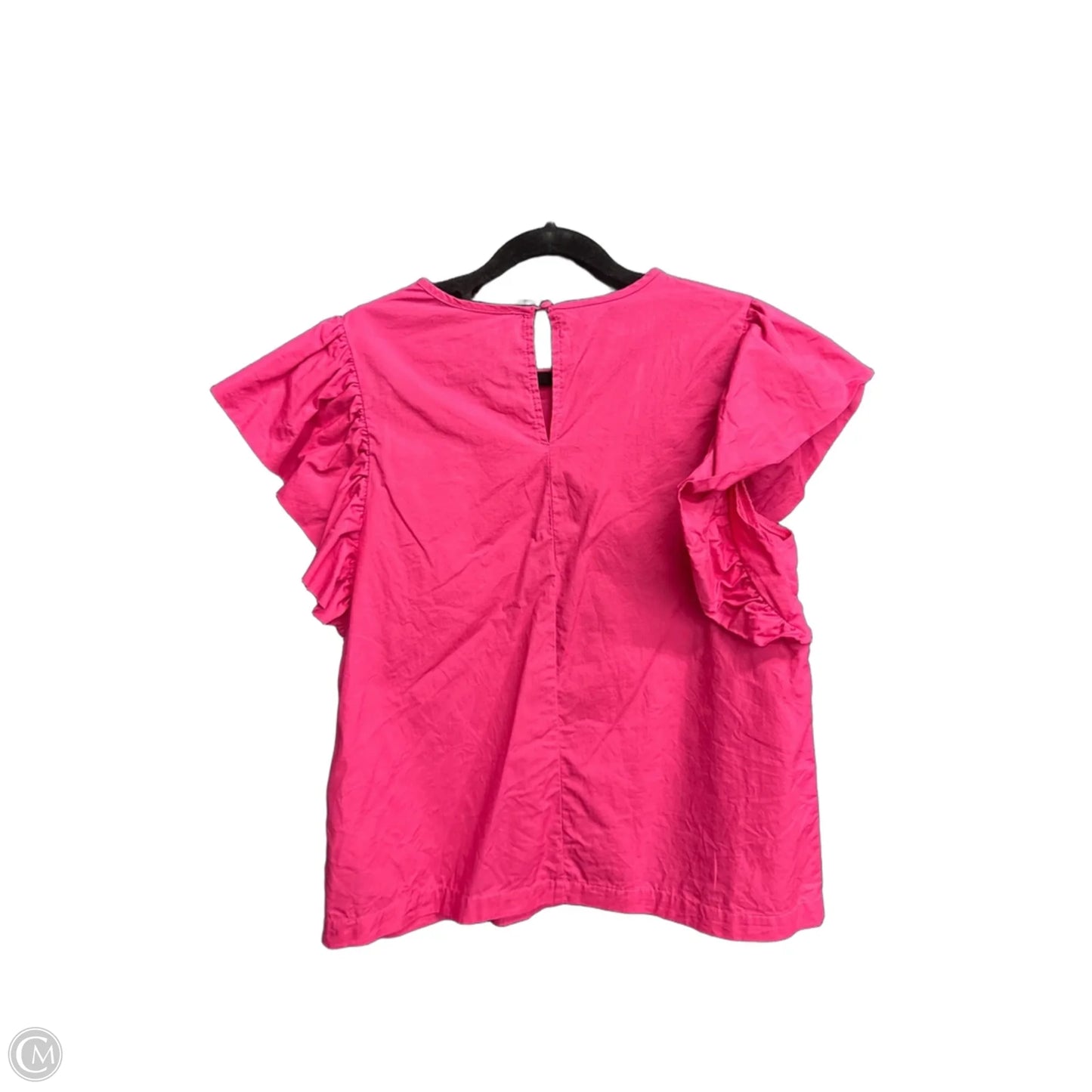 Top Short Sleeve By Tcec In Pink, Size: M