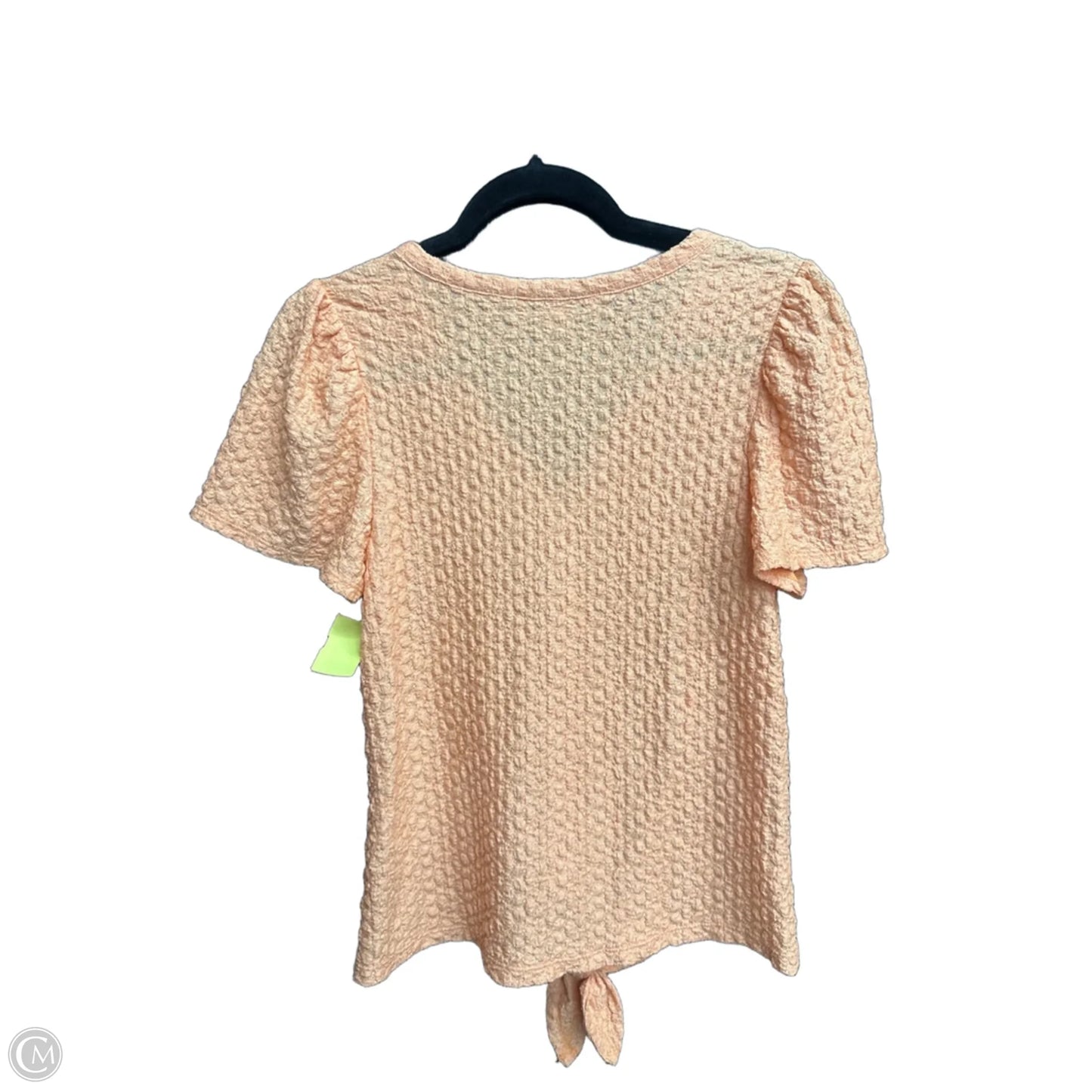 Top Short Sleeve By Loft In Orange, Size: S