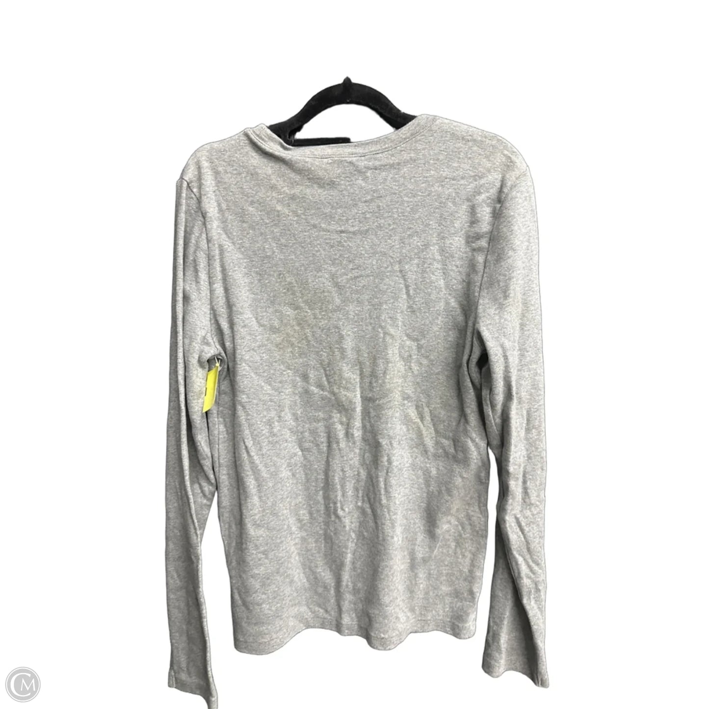 Top Long Sleeve By Ralph Lauren In Grey, Size: Xl