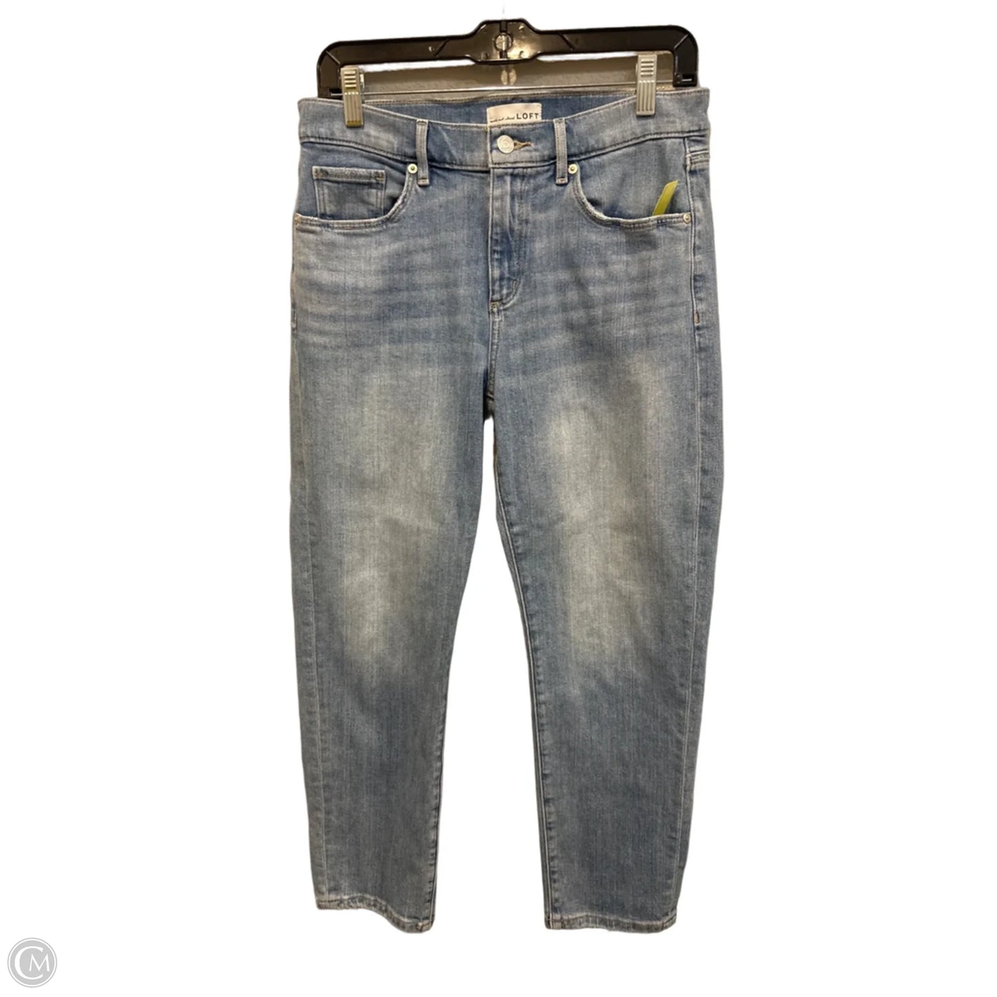 Jeans Straight By Loft In Blue Denim, Size: 6